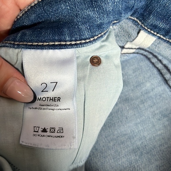 Mother Denim High Waisted Rascal Crop Jeans - Picture 5 of 5